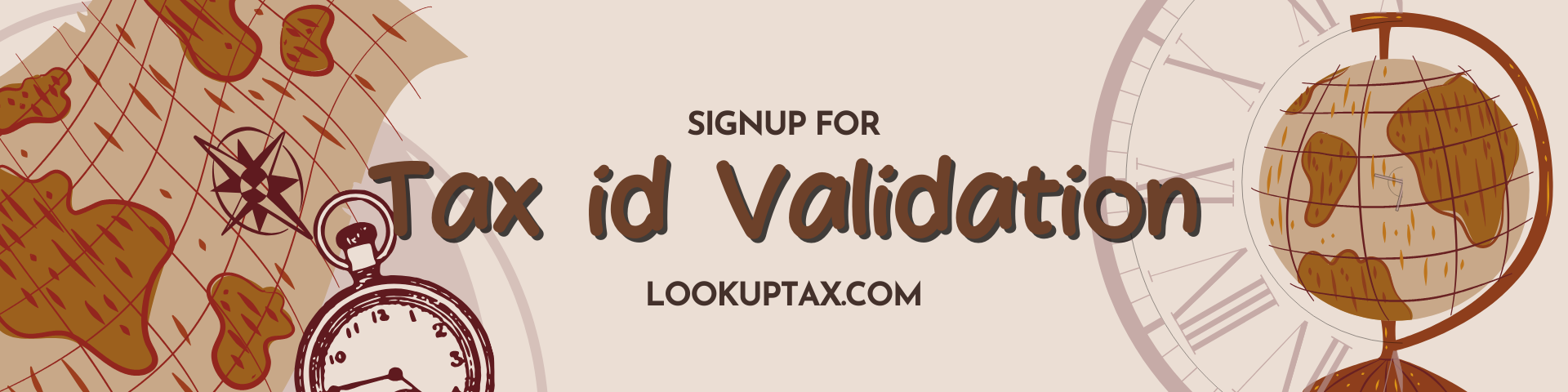 Sign up on Lookuptax for taxid validation