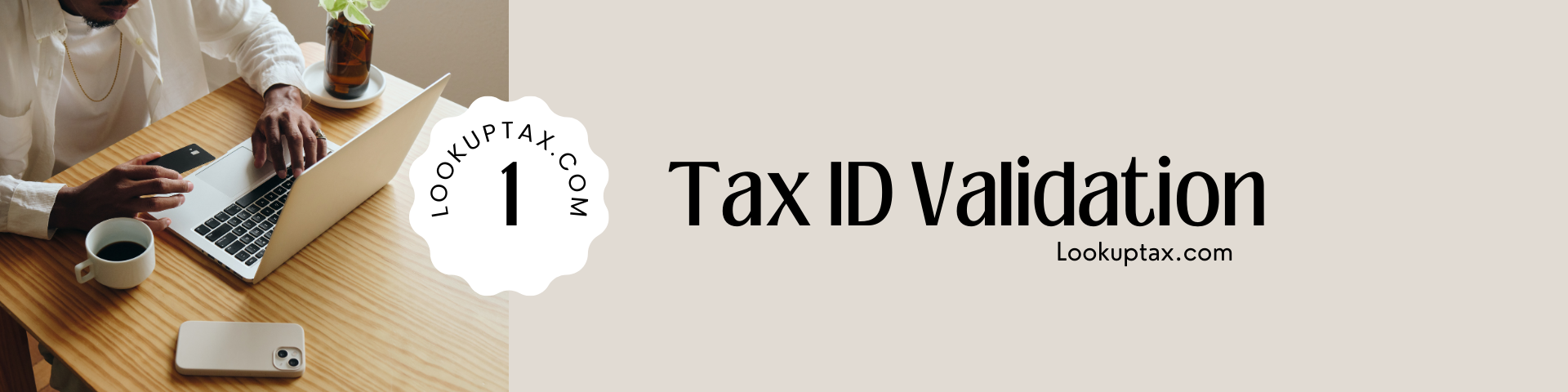 Sign up on Lookuptax for taxid validation