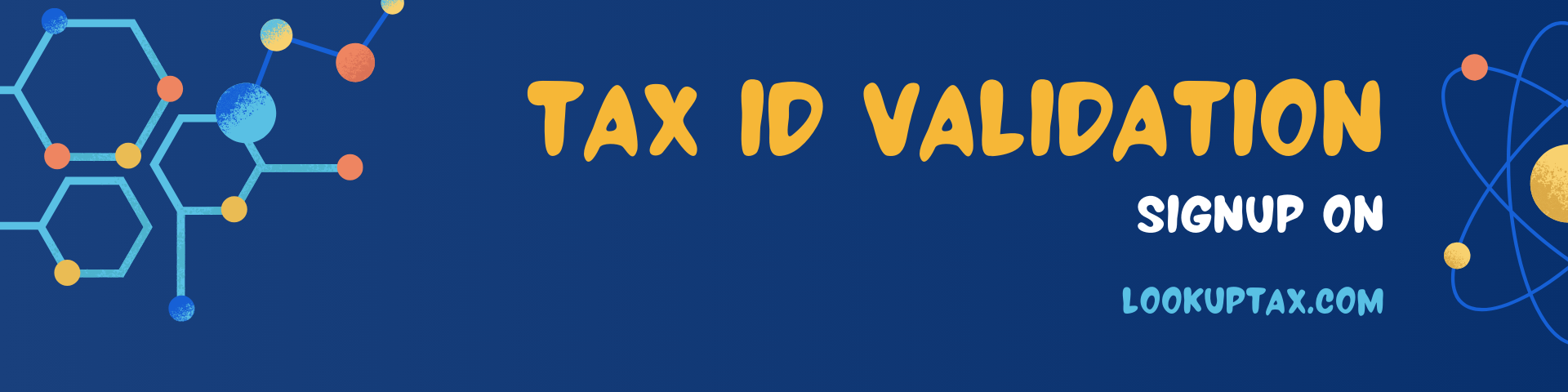 Sign up on Lookuptax for taxid validation