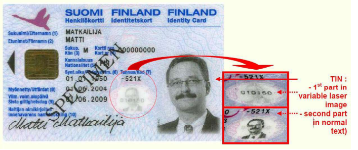 Identity card (Henkilökortti)